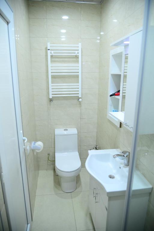 Koupelna v ubytování Hotel New Avlabari