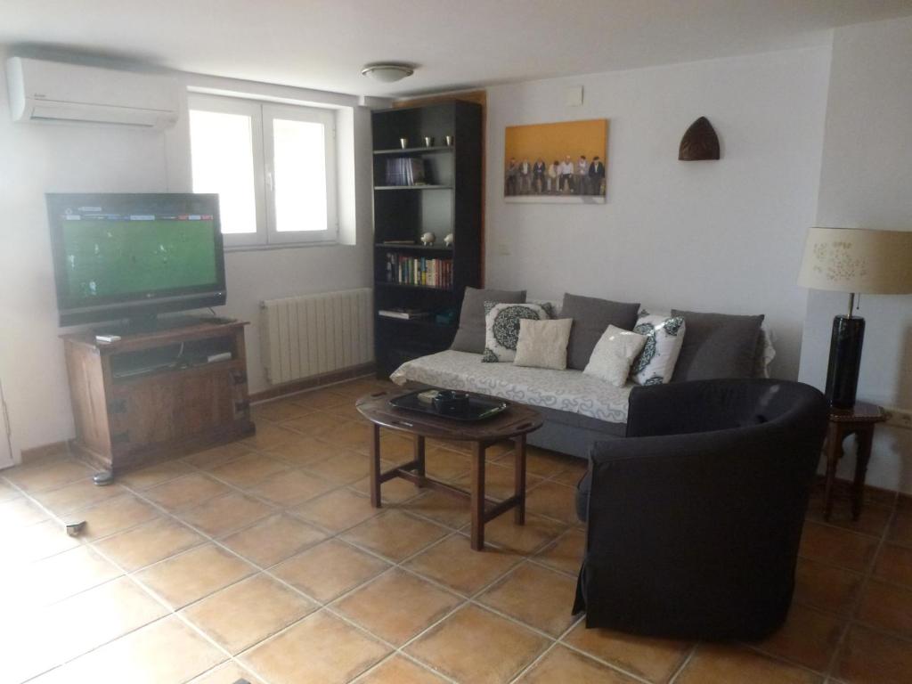 TV a/nebo společenská místnost v ubytování Apartment Burriana