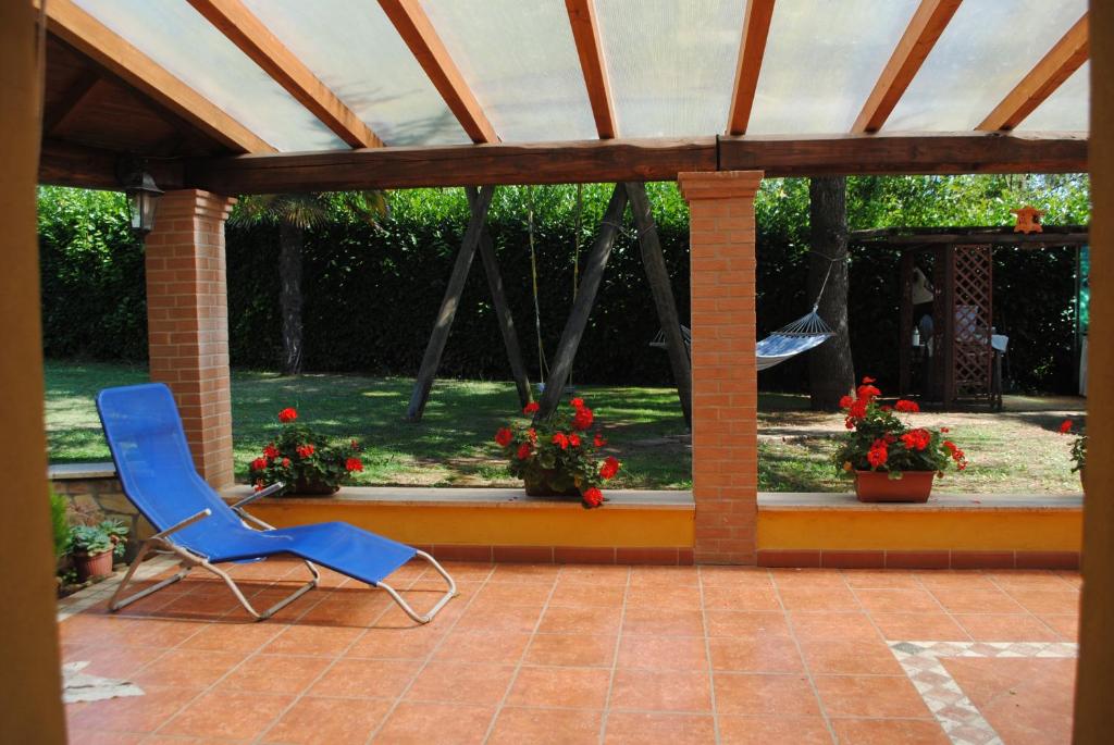 Zahrada ubytování B&B Al Castagneto