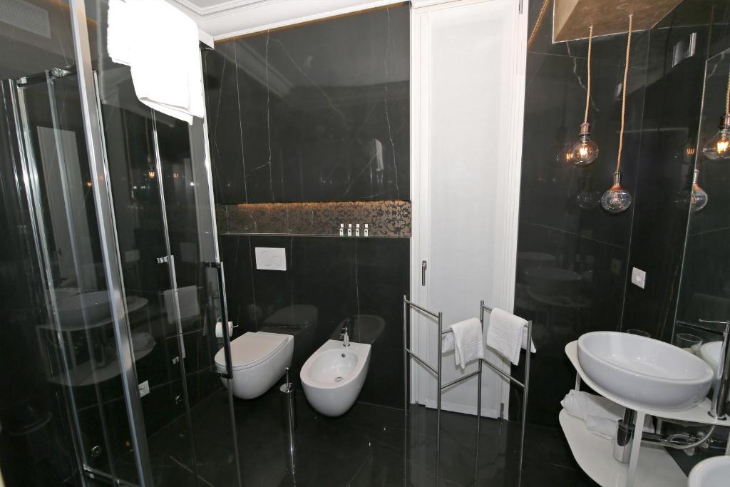Koupelna v ubytování palazzo barindelli suite verde
