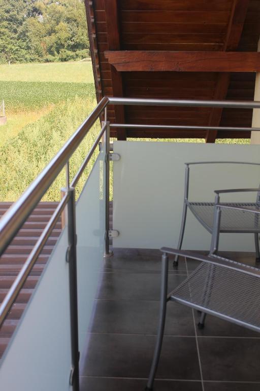 Balkón nebo terasa v ubytování Gästehaus Christa ****