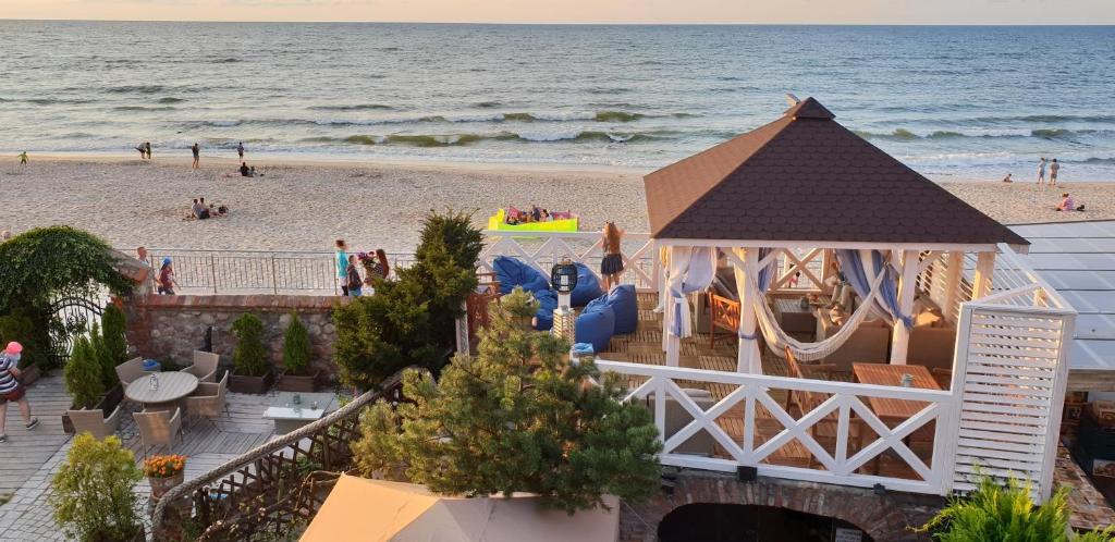 Nespecifikovaný výhled na moře nebo výhled na moře při pohledu z bed and breakfast