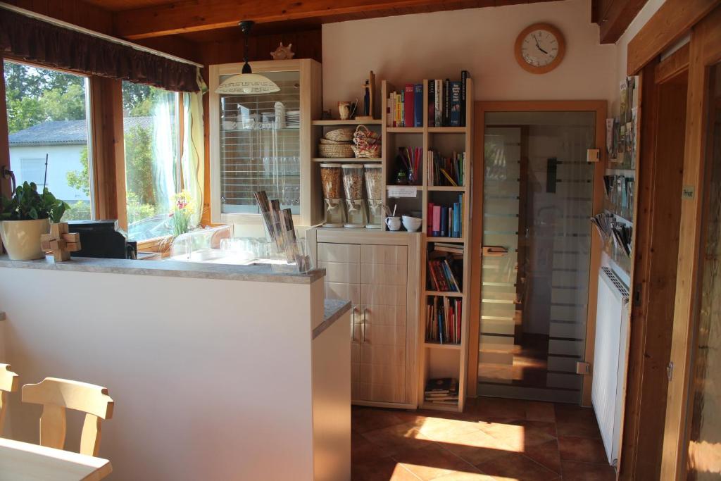 Knihovna v bed and breakfast