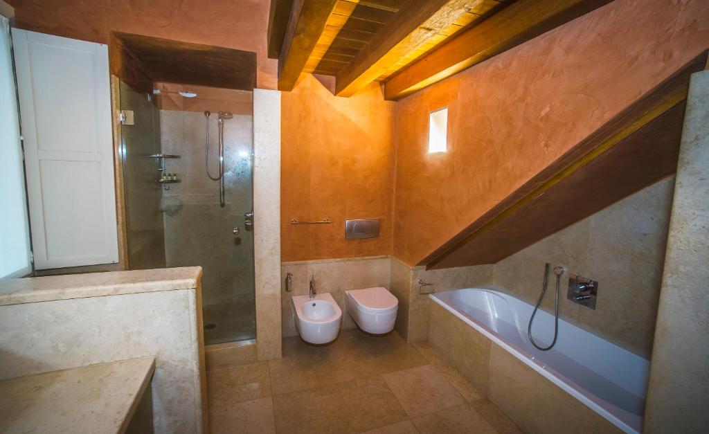 Kúpeľňa v ubytovaní Locanda Mimmo
