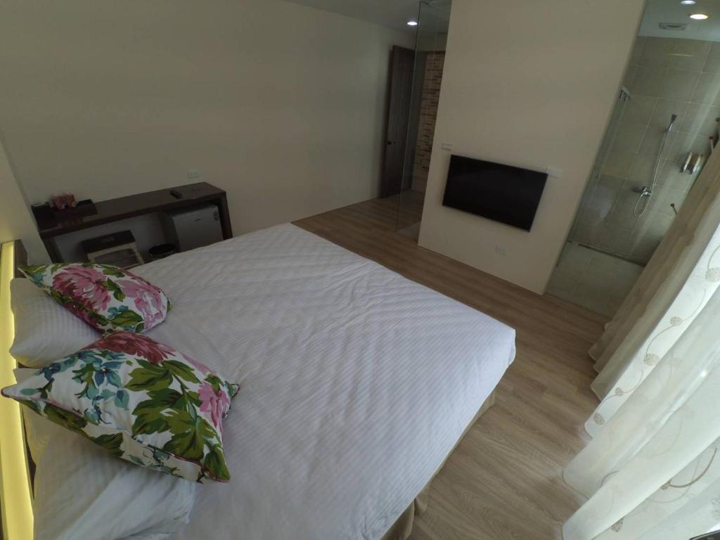 Postel nebo postele na pokoji v ubytování ING Spa B&B
