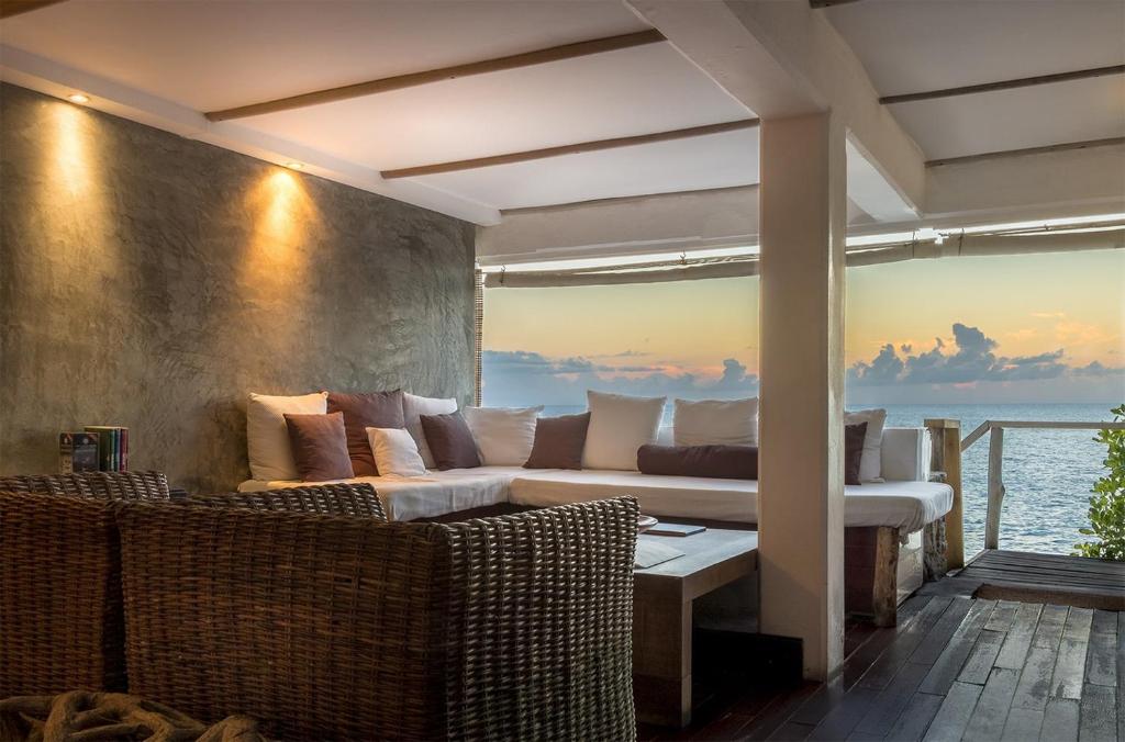 Posezení v ubytování Bliss Boutique Hotel Seychelles