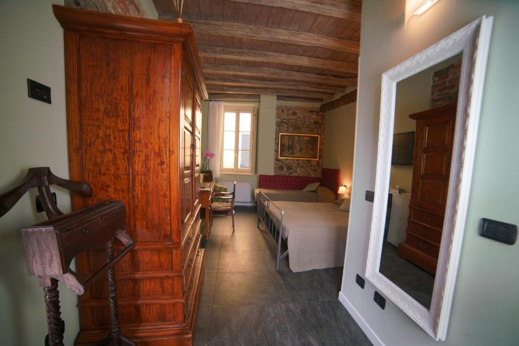 Postel nebo postele na pokoji v ubytování Hotel Sole