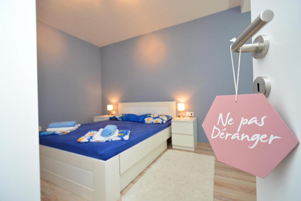 Posteľ alebo postele v izbe v ubytovaní Apartment Pan