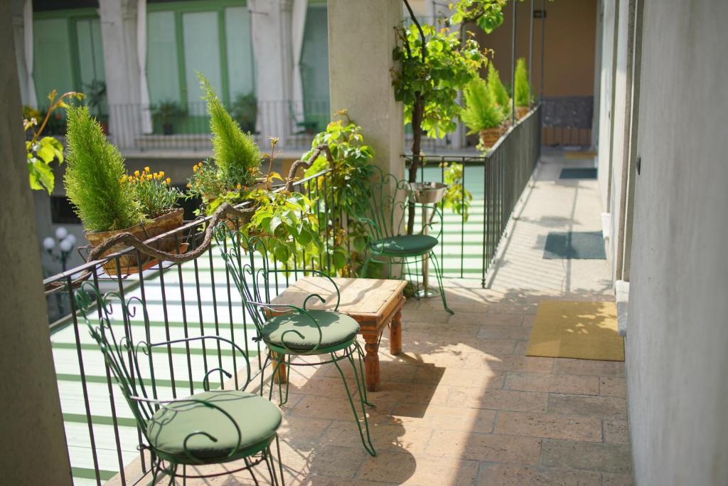 Balkón nebo terasa v ubytování Hotel Sole