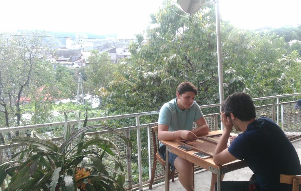 Balkón nebo terasa v ubytování Zukas Hause