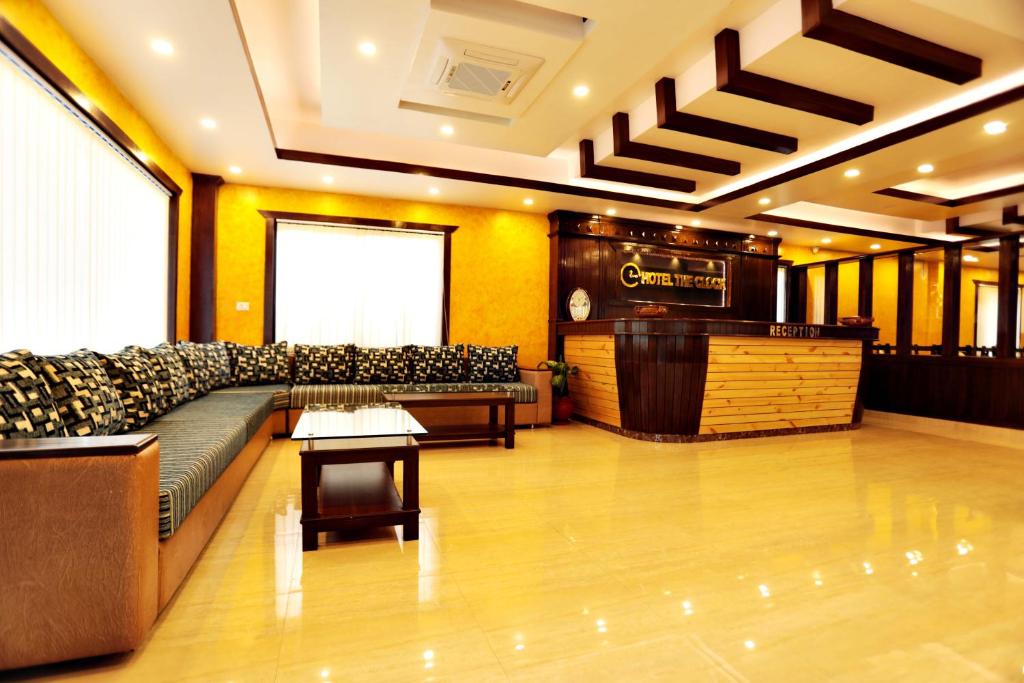 Χώρος καθιστικού στο Hotel The Clock