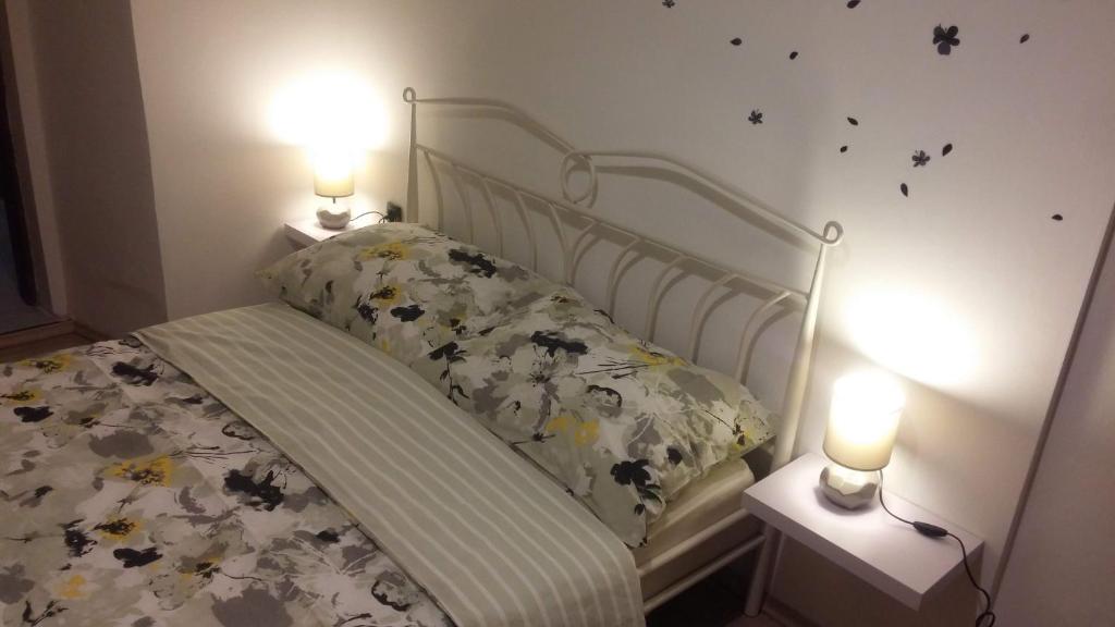 Posteľ alebo postele v izbe v ubytovaní apartman Rijeka