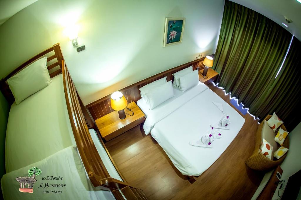 Postel nebo postele na pokoji v ubytování K.B. Resort