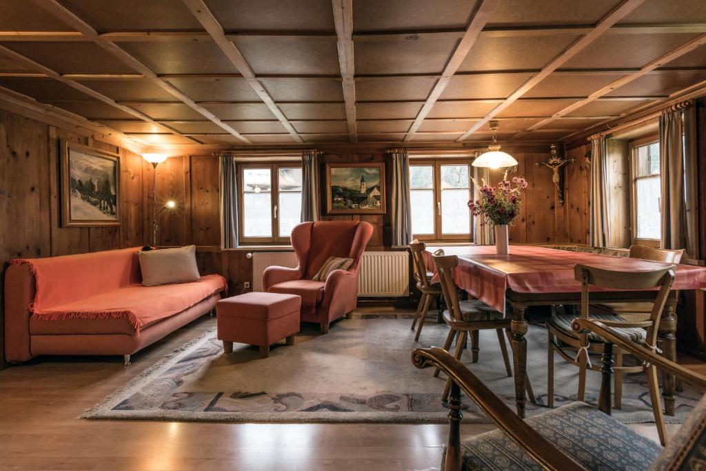 Posezení v ubytování Haus Ganahl Klostertal