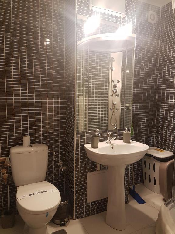 Koupelna v ubytování Casa Mirage