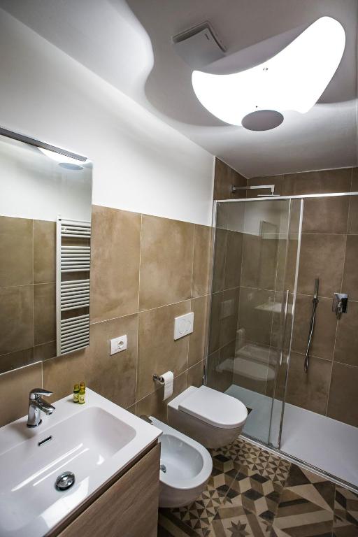 Kúpeľňa v ubytovaní Locanda Mimmo