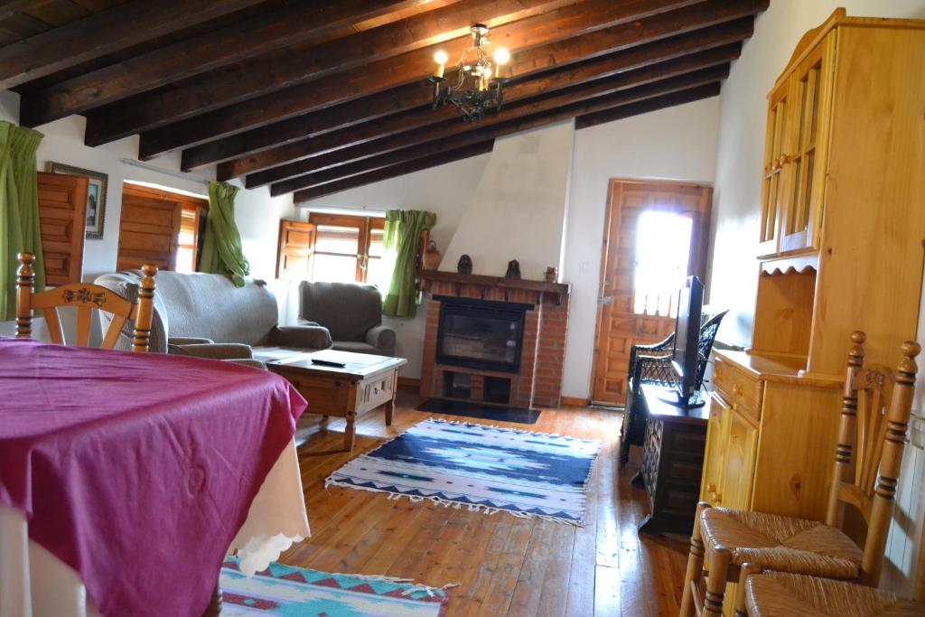 A seating area at Amanecer en Campos