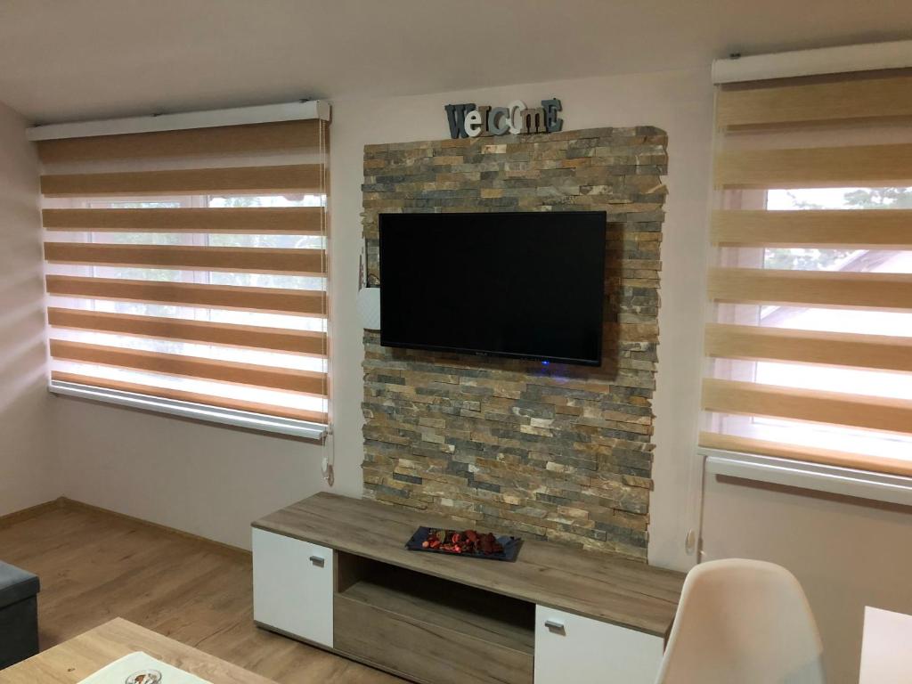 TV i/ili multimedijalni sistem u objektu Vila Mistik