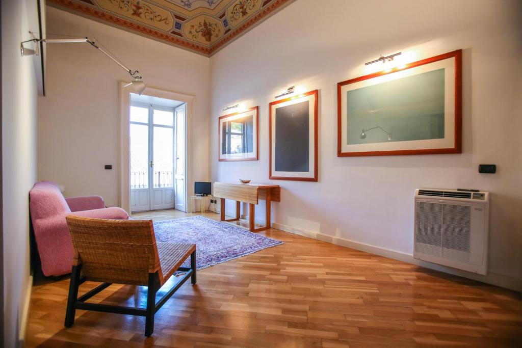 Posezení v ubytování L'Orangerie di Cartia Giovanni