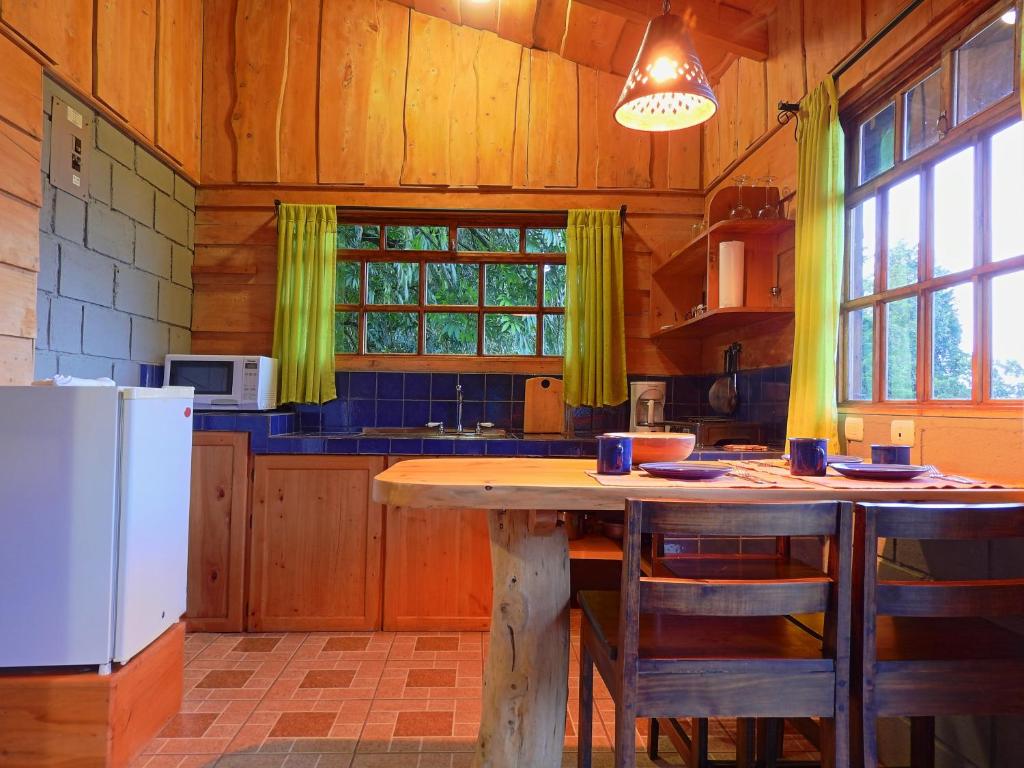 Kuchyň nebo kuchyňský kout v ubytování Rancho Amalia