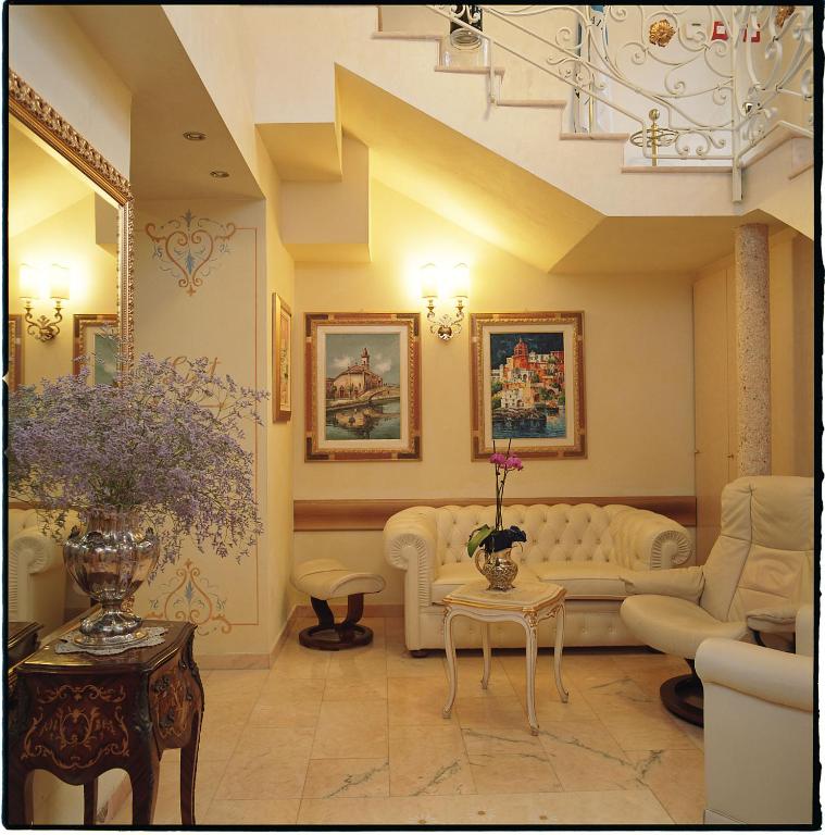 Posezení v ubytování Boutique Hotel Dieci