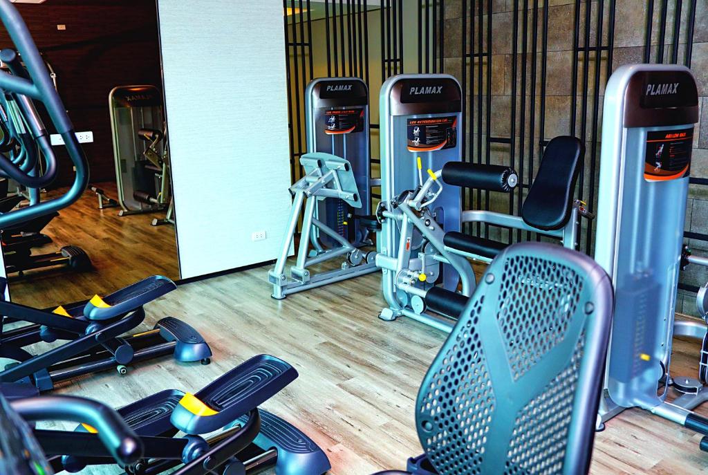 Fitness centrum a/nebo fitness zařízení v ubytování LuxSL LuxuryStyleofLife 4