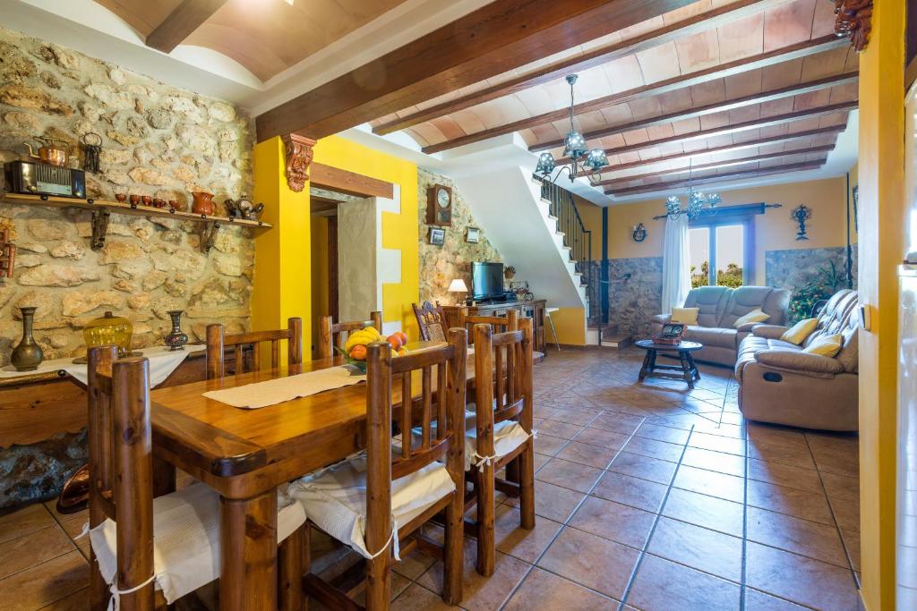 A seating area at Finca Can Diego