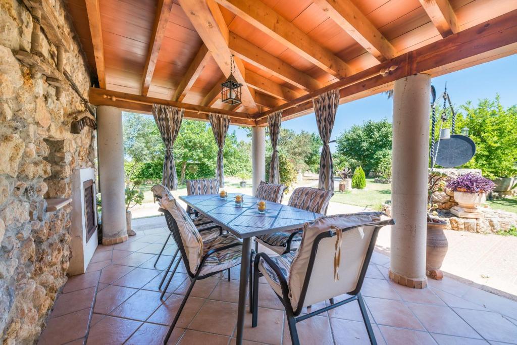 A patio or other outdoor area at Finca Can Diego