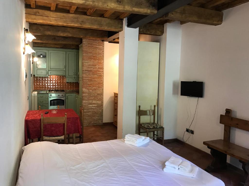 TV a/nebo společenská místnost v ubytování Hotel Panoramico