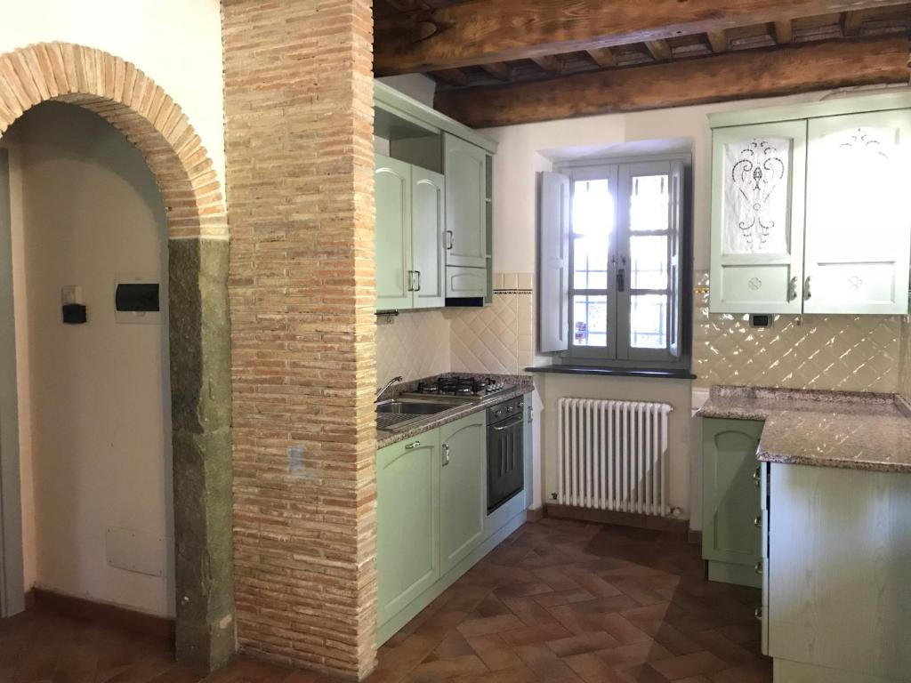 Kuchyň nebo kuchyňský kout v ubytování Hotel Panoramico