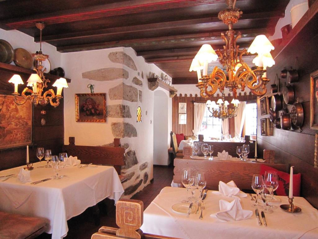 Restaurace v ubytování Schloss Münichau
