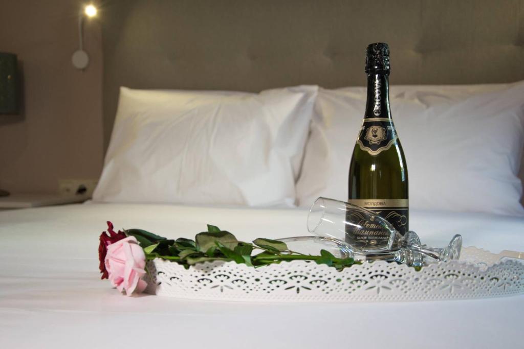 Posteľ alebo postele v izbe v ubytovaní Porta Medina Boutique Hotel