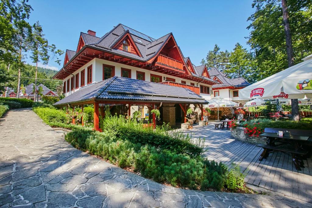 Zahrada ubytování Domki Czarny Groń