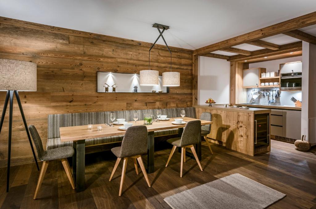 Kuchyň nebo kuchyňský kout v ubytování Kaiserlodge