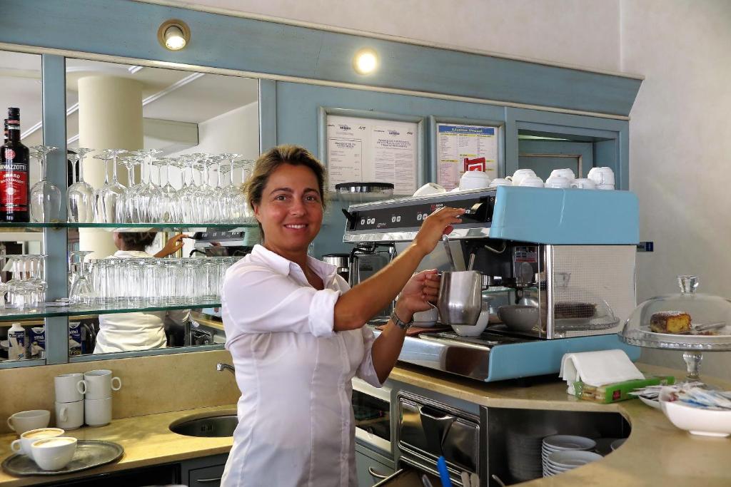 Os clientes hospedados em Albergo Fiorita