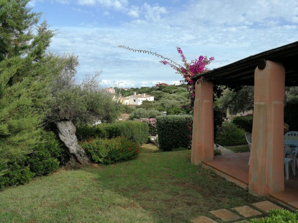A garden outside Villa con Piscina Stintino