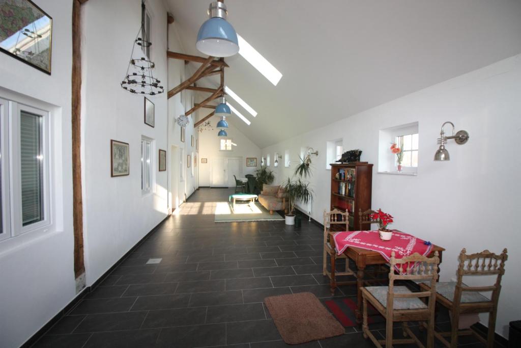 Posezení v ubytování Lindenhof-Dangast