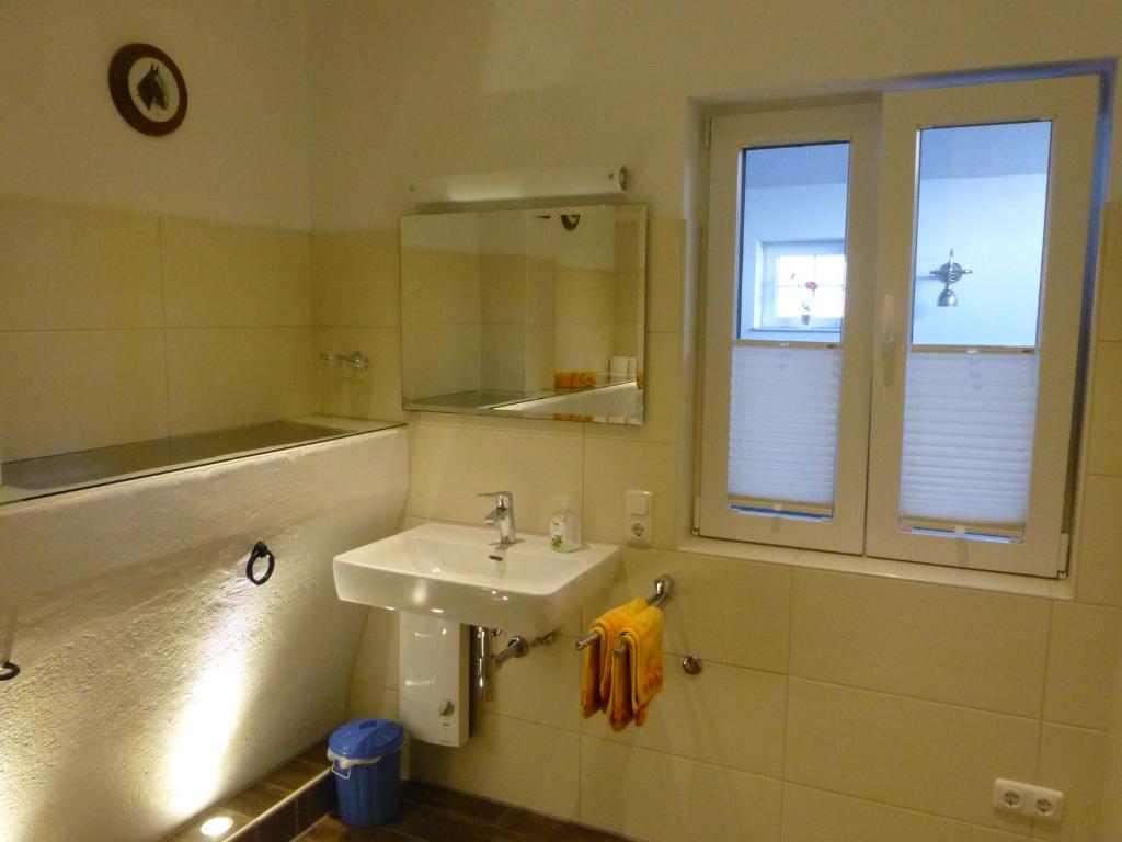Koupelna v ubytování Lindenhof-Dangast