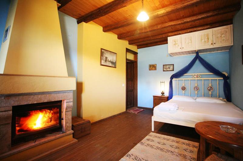 Postel nebo postele na pokoji v ubytování To Xani