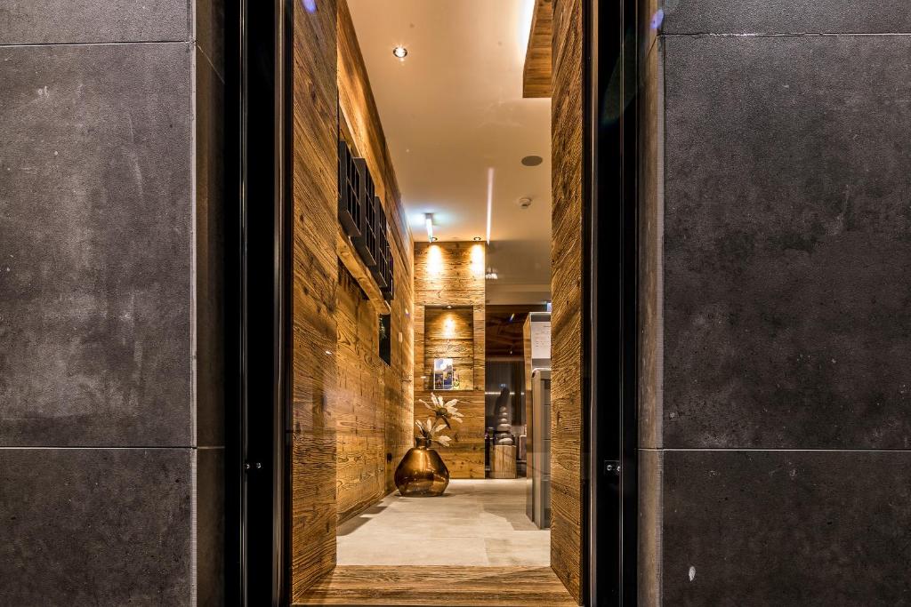Koupelna v ubytování Post Hotel Paznaun