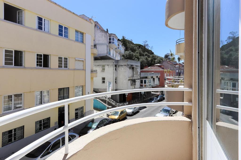 Balkón nebo terasa v ubytování Lisbon Apartments in Anjos