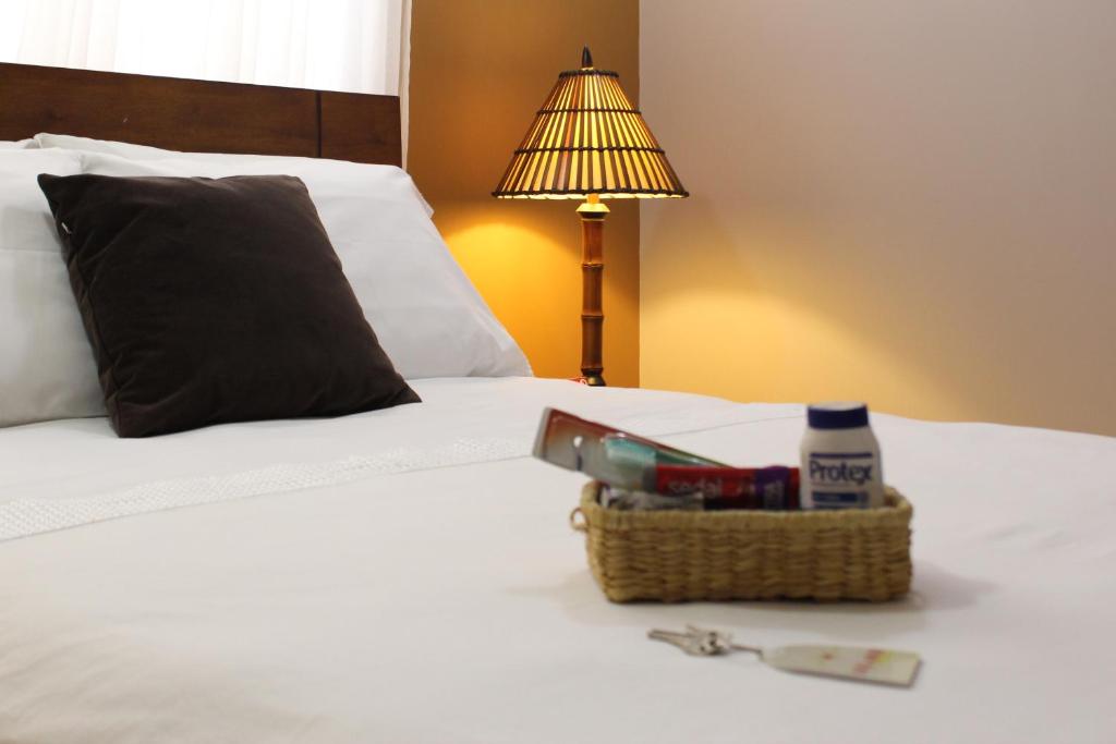 Postel nebo postele na pokoji v ubytování Hotel Solaris