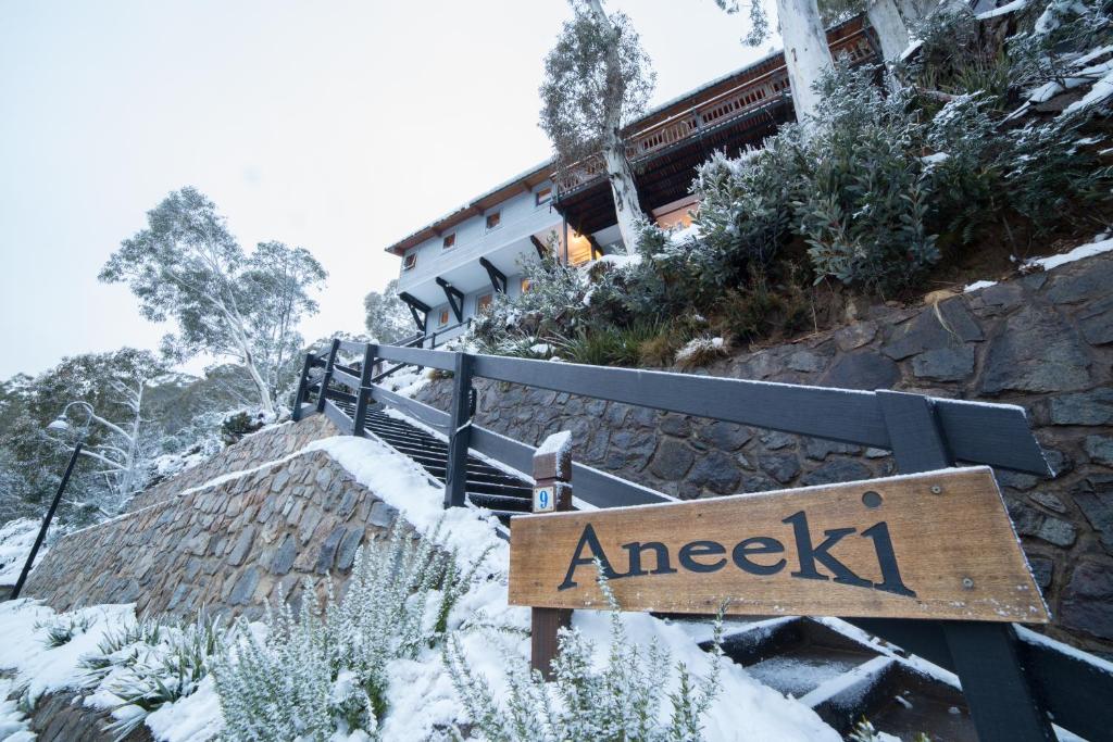 Aneeki Ski Lodge v zimě