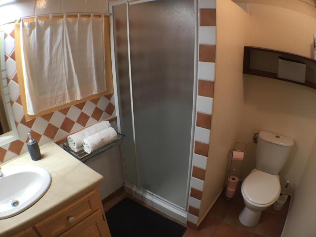 Koupelna v ubytování Villa des Amandiers