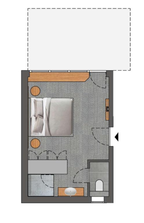 Plan piętra w obiekcie Chalets Franciska Major, Pro Village