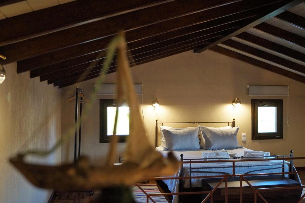 Postel nebo postele na pokoji v ubytování Loft Sweet loft