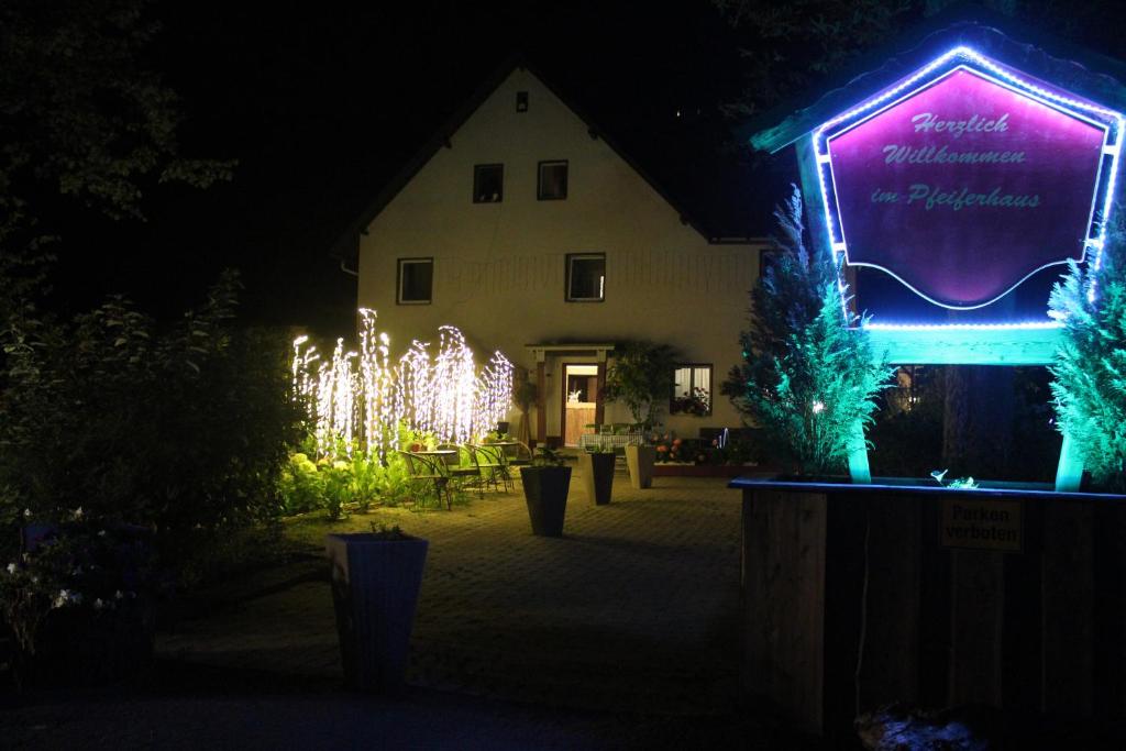 Zahrada ubytování Waldpension Pfeiferhaus