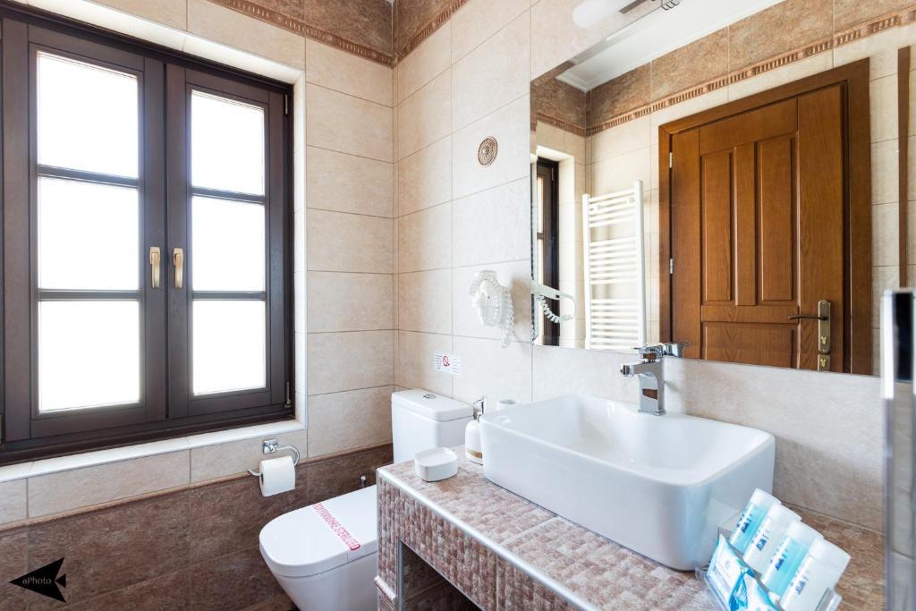Koupelna v ubytování Villa Paroraia
