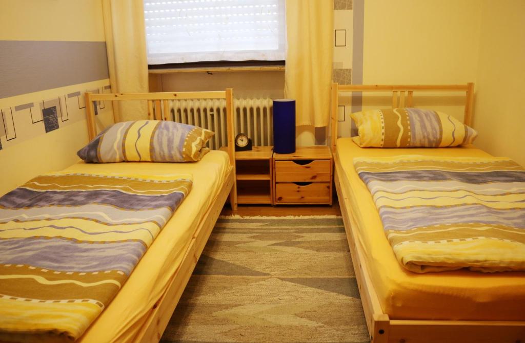 Postel nebo postele na pokoji v ubytování Monteurzimmer Beate Ackermann
