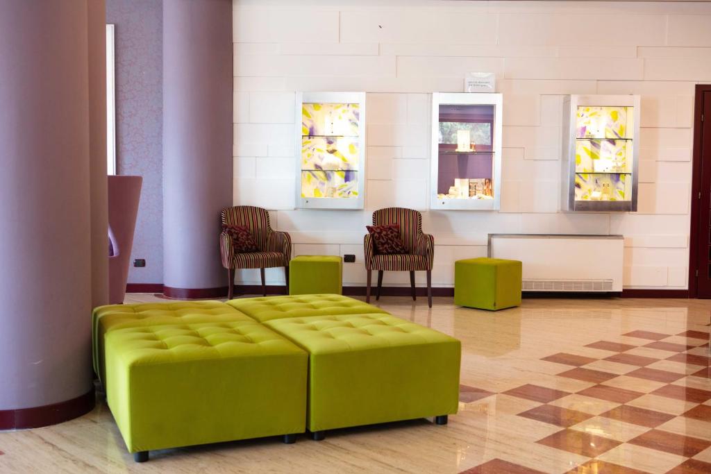 Predel za sedenje v nastanitvi Hotel Vittorio